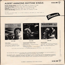 Albert Ammons And His Rhythm Kings : Original Boogie Woogie Piano (7", EP)