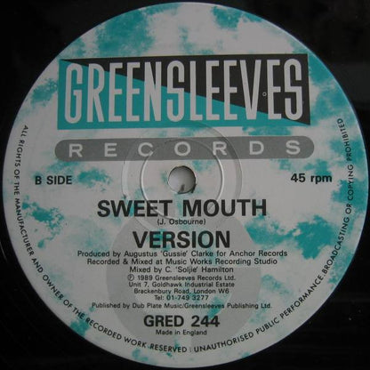 Johnny Osbourne & Lady G : Sweet Mouth (12")