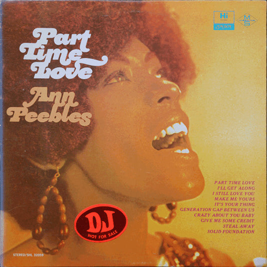 Ann Peebles : Part Time Love (LP, Album, W -)