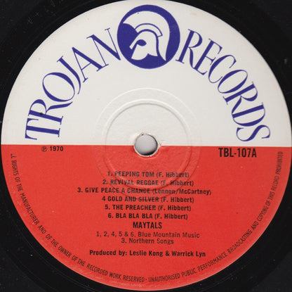 The Maytals : Monkey Man (LP, Album)