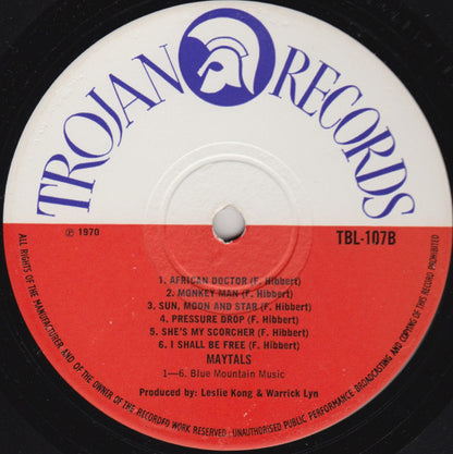 The Maytals : Monkey Man (LP, Album)