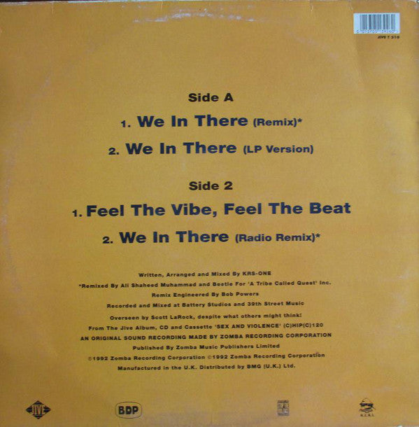 Boogie Down Productions : We In There (12")