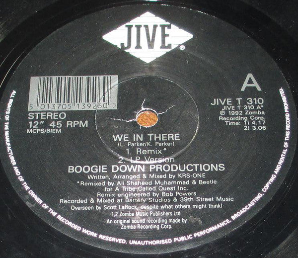 Boogie Down Productions : We In There (12")