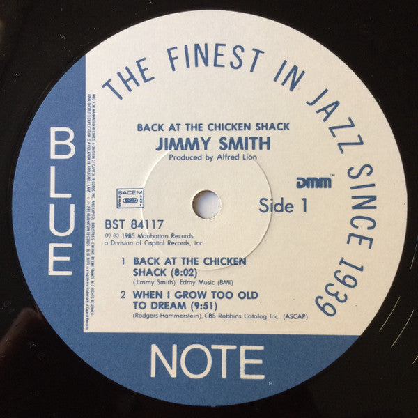 Jimmy Smith : Back At The Chicken Shack (LP, Album, RE, RM, DMM)