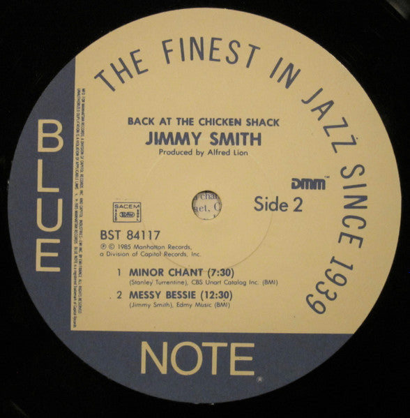Jimmy Smith : Back At The Chicken Shack (LP, Album, RE, RM, DMM)