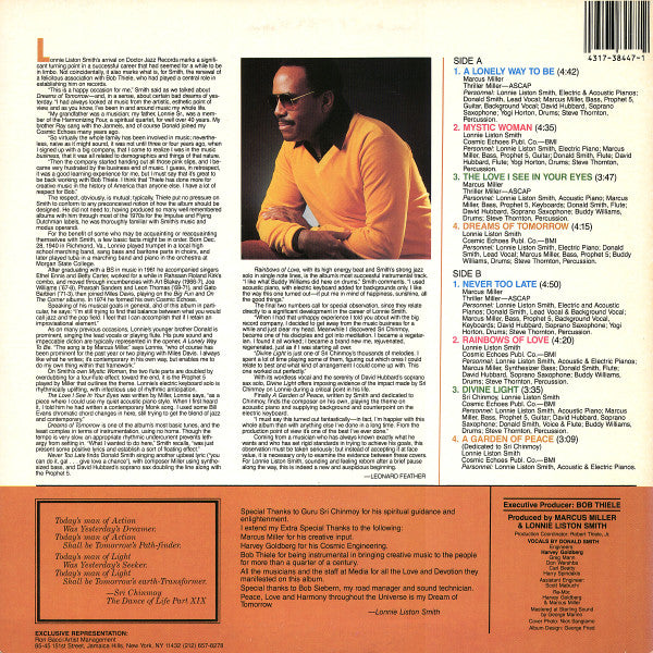 Lonnie Liston Smith : Dreams Of Tomorrow (LP, Album)