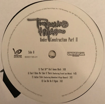 Timbaland & Magoo : Under Construction Part II (2xLP, Album)