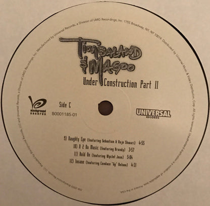 Timbaland & Magoo : Under Construction Part II (2xLP, Album)