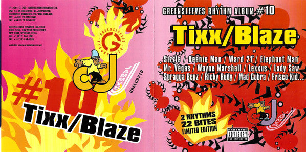Various : Tixx / Blaze (CD, Comp)