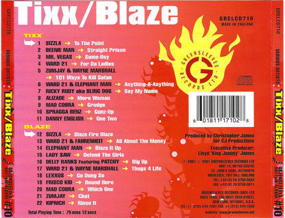 Various : Tixx / Blaze (CD, Comp)