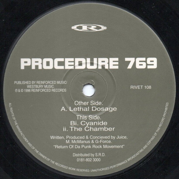 Procedure 769 : Lethal Dosage (12")