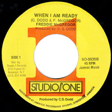 Freddie McGregor : When I Am Ready (7")