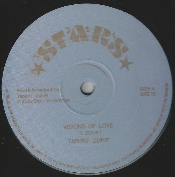 Tapper Zukie : Visions Of Love (12", RE)