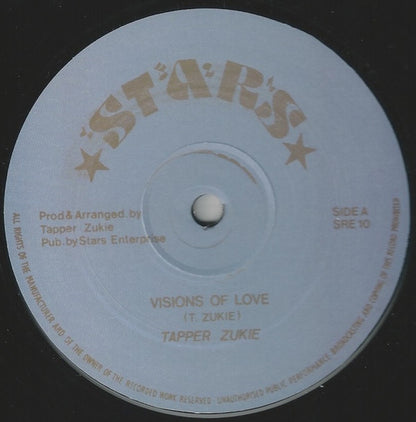 Tapper Zukie : Visions Of Love (12", RE)