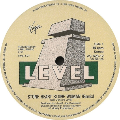 I-Level : Stone Heart (Stone Woman) (Remix) (12")