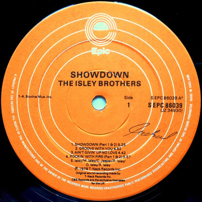 The Isley Brothers : Showdown (LP, Album, Gat)
