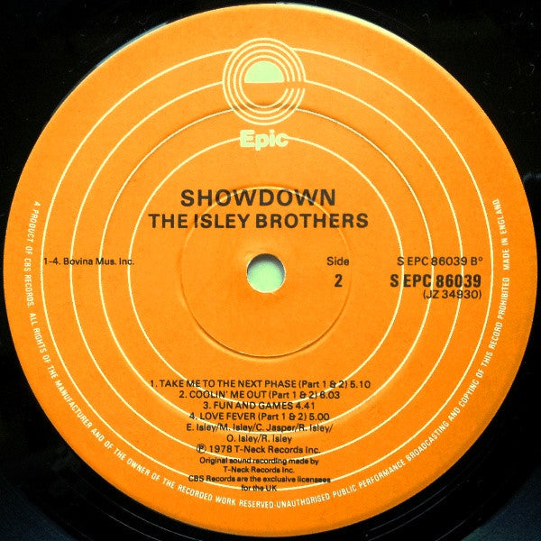 The Isley Brothers : Showdown (LP, Album, Gat)