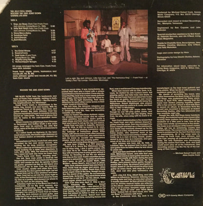 The Jelly Roll Kings : Rockin' The Juke Joint Down (LP, Album, Promo)