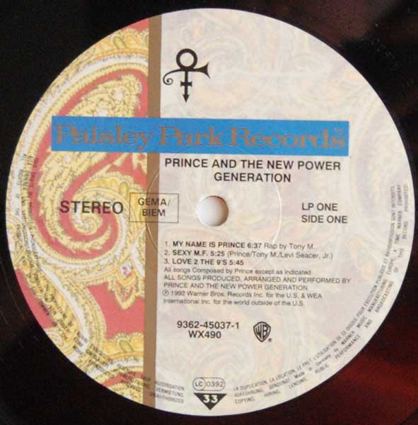 Prince And The New Power Generation : Love Symbol (2xLP, Album)