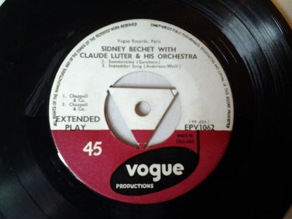 Sidney Bechet, Claude Luter Et Son Orchestre : Summertime (7", EP)