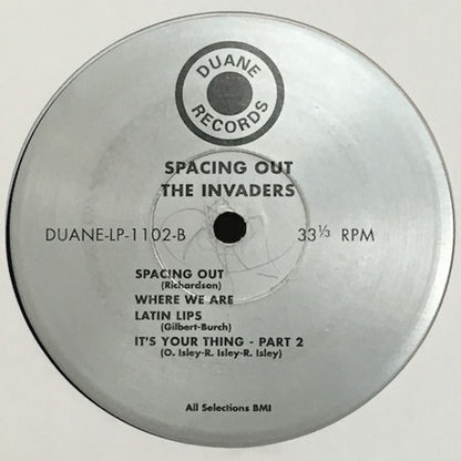 The Invaders (3) : Spacing Out (LP, Album, RE)