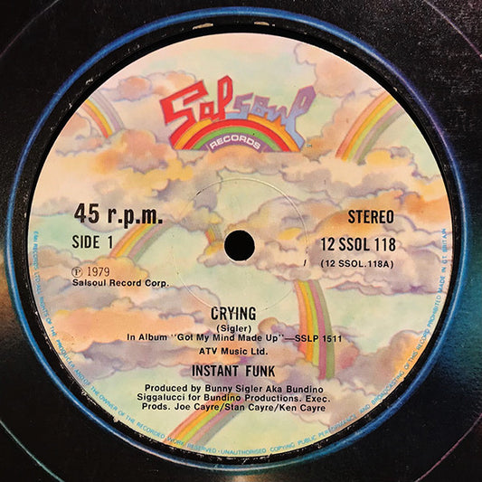 Instant Funk : Crying / Dark Vader (12")