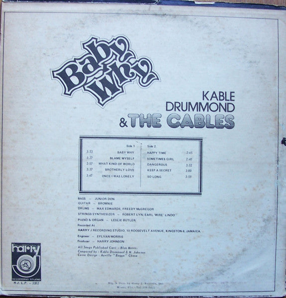 Keble Drummond & The Cables : Baby Why (LP, Album)