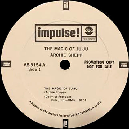 Archie Shepp : The Magic Of Ju-Ju (LP, Album, Promo, Gat)