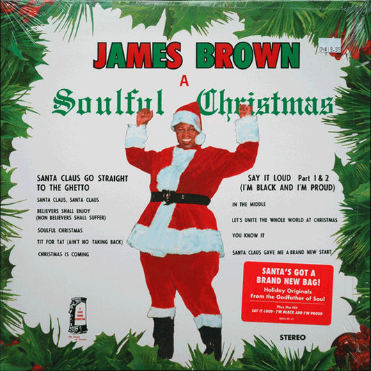 James Brown : A Soulful Christmas (LP, Album, RE)
