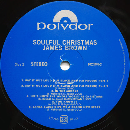 James Brown : A Soulful Christmas (LP, Album, RE)