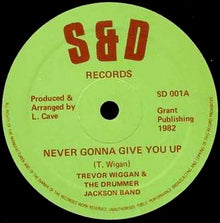 Trevor Wiggan / The Drummer Jackson Band :  Never Gonna Give You Up (12", Maxi)