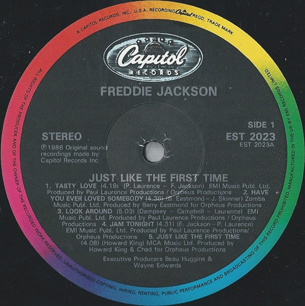 Freddie Jackson : Just Like The First Time (LP, Album)