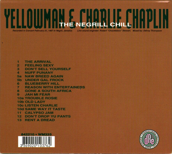 Yellowman & Charlie Chaplin (2) : The Negril Chill (CD, Album, RE, Dig)
