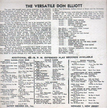 Don Elliott : The Versatile Don Elliott (7", EP, Mono)