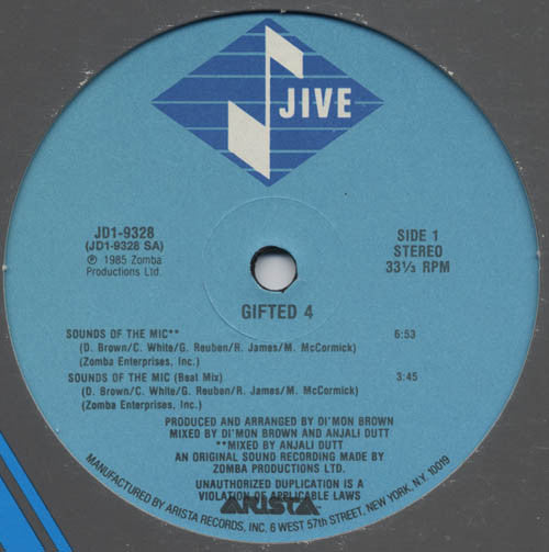 Gifted 4 : Sounds Of The Mic (12")