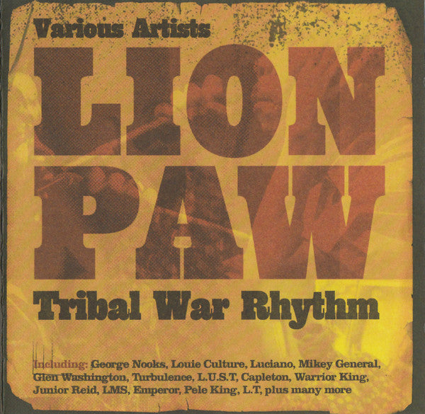 Various : Lion Paw - Tribal War Rhythm (CD, Comp)