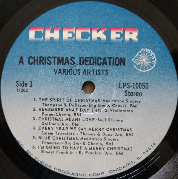 Various : A Christmas Dedication (LP, Comp)
