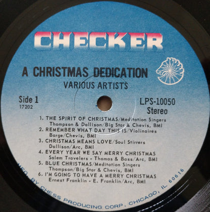 Various : A Christmas Dedication (LP, Comp)