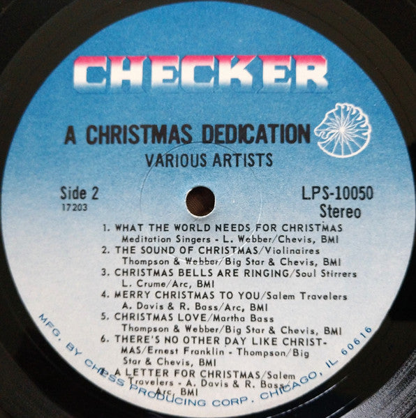 Various : A Christmas Dedication (LP, Comp)
