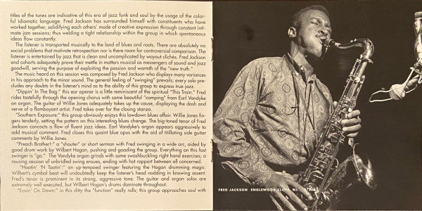 Fred Jackson : Hootin' 'N Tootin' (CD, Album, Ltd, RE)