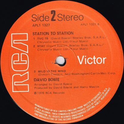 David Bowie : Station To Station (LP, Album)