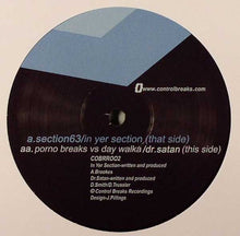 Section 63, Porno Breaks vs. Day Walka : In Yer Section / Dr. Satan (12", Single)