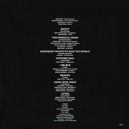 Tears For Fears : Songs From The Big Chair (LP, Album, RE, 180)