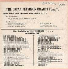 Oscar Peterson : The Oscar Peterson Quartet Album # 2 (7", EP, Mono)