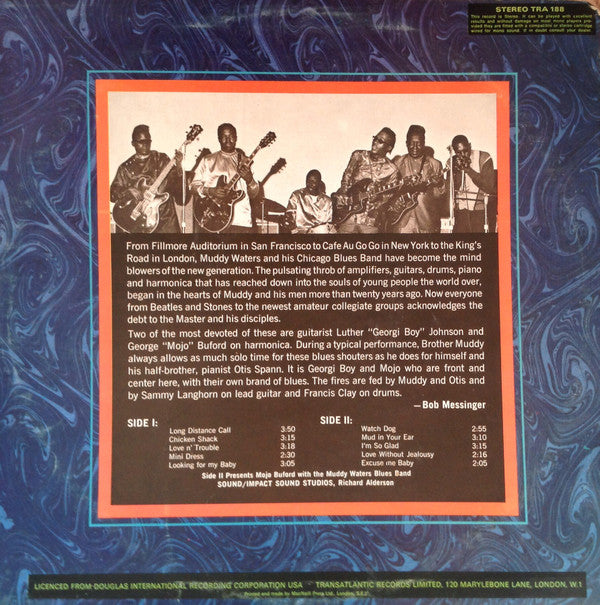 Luther Johnson : The Muddy Waters Blues Band (LP)