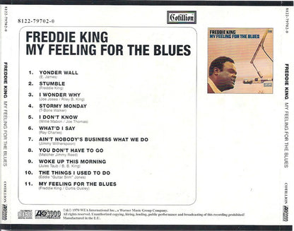 Freddie King : My Feeling For The Blues (CD, Album, RE, RM)