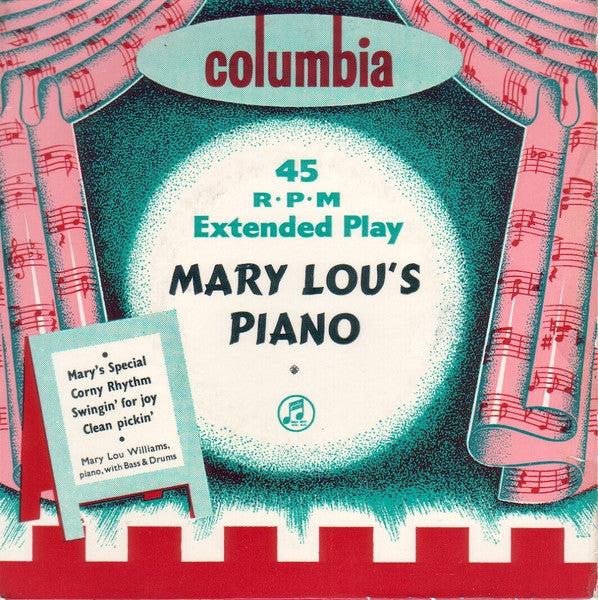 Mary Lou Williams : Mary Lou's Piano (7", EP, Mono)