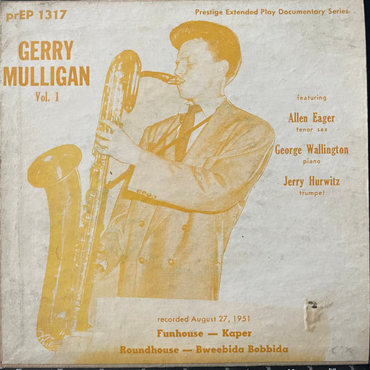 Gerry Mulligan : Vol. 1 (7", EP)