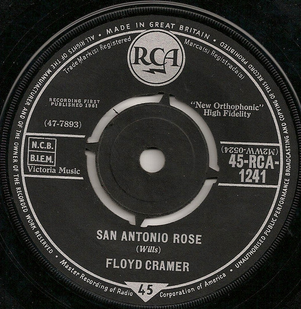 Floyd Cramer : San Antonio Rose (7", Single)