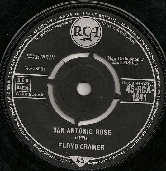 Floyd Cramer : San Antonio Rose (7", Single)